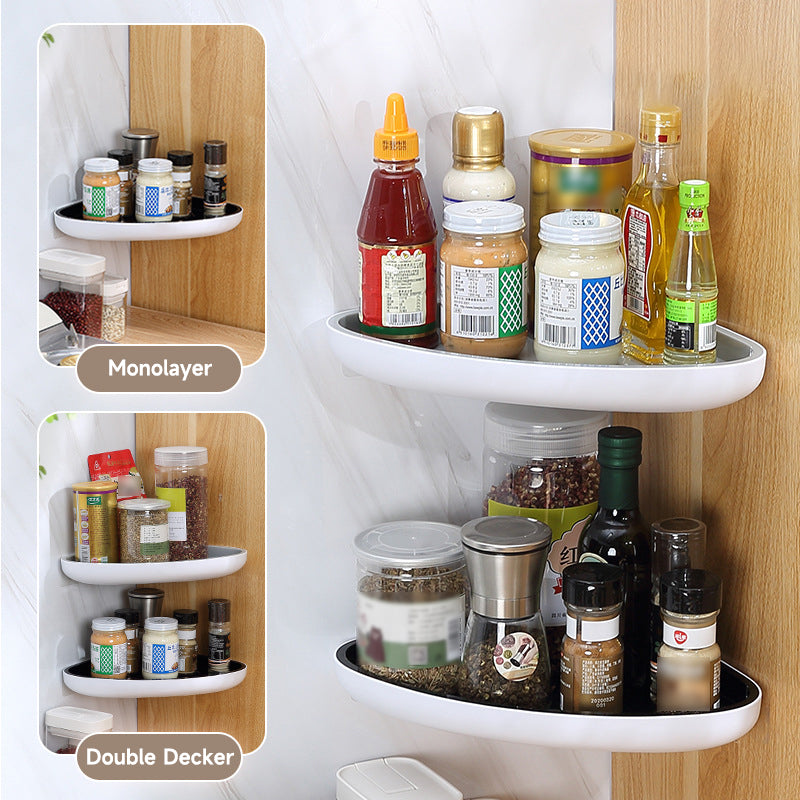 Bathroom and Kitchen Storage Racks - No Drilling Required