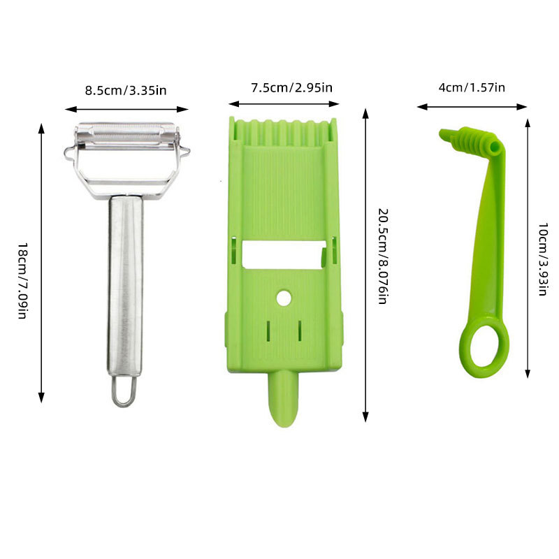 Multifunctional Dual-Blade Peeler + Cutting Board