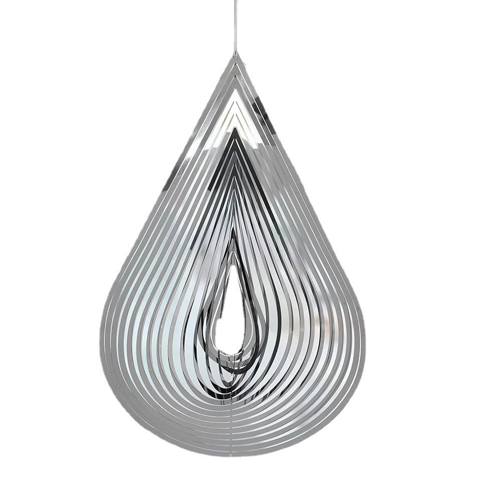 Water Drop 3D Rotating Reflective Wind Chime