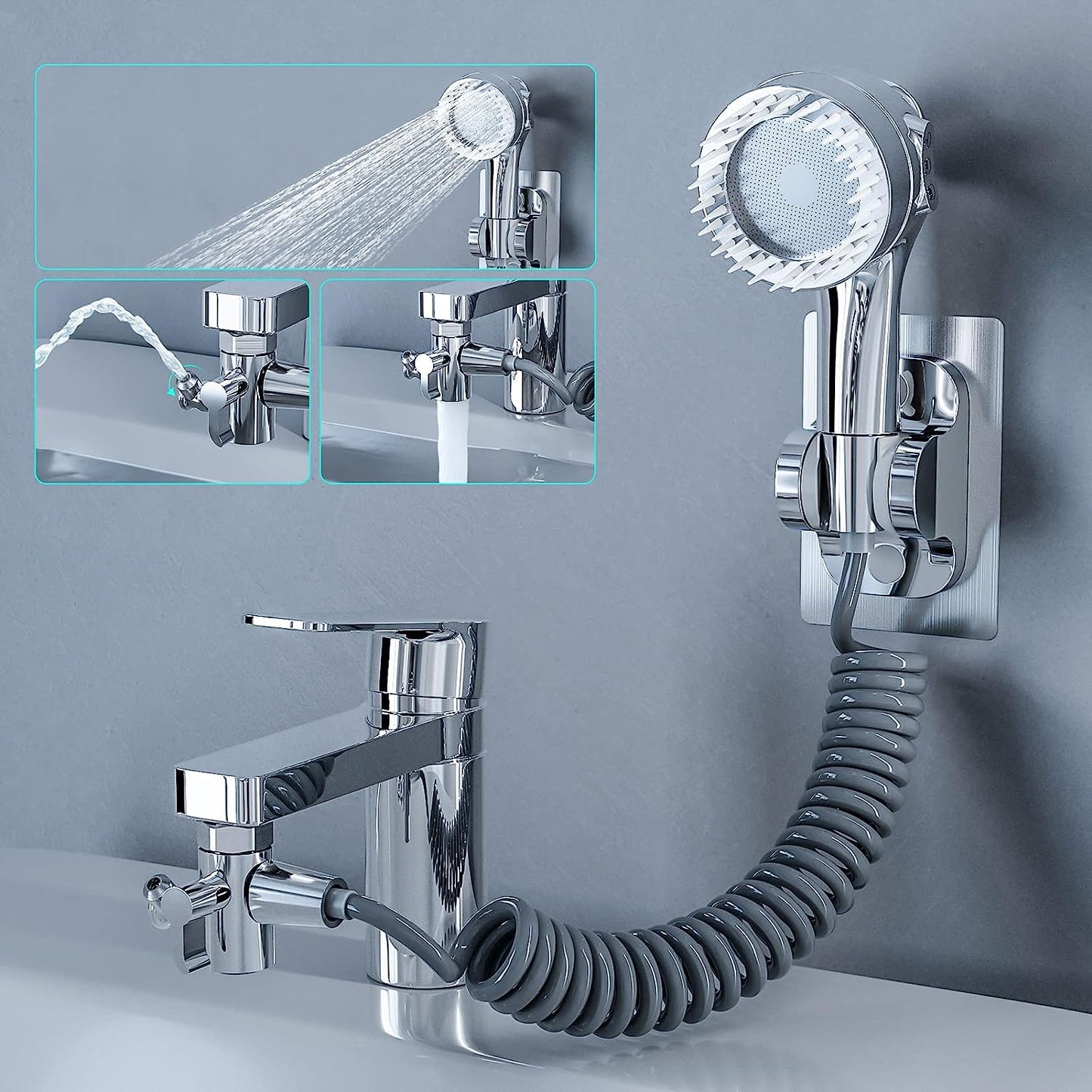 3-in-1 Multifunctional Faucet Converter (for all faucets)