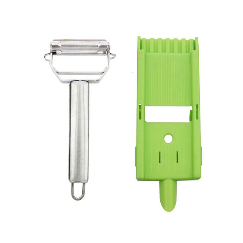 Multifunctional Dual-Blade Peeler + Cutting Board